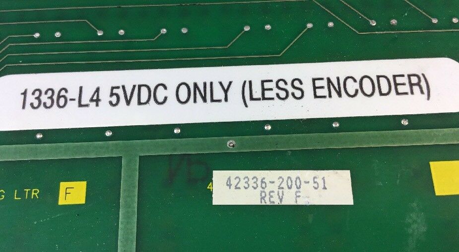 ALLEN BRADLEY 1336-L4 5VDC (LESS ENCODER)      3B