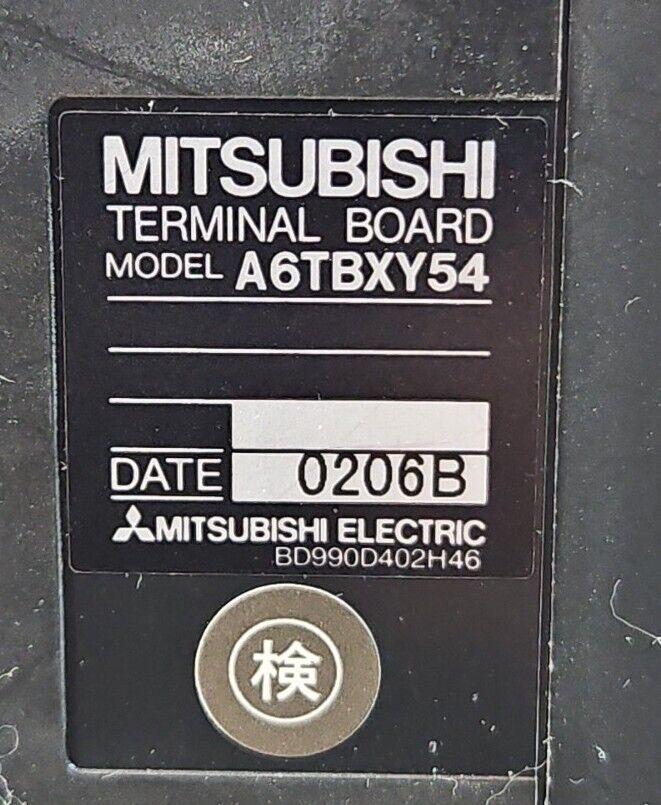 Mitsubishi A6TBXY54 Terminal Block.                                       3A-24