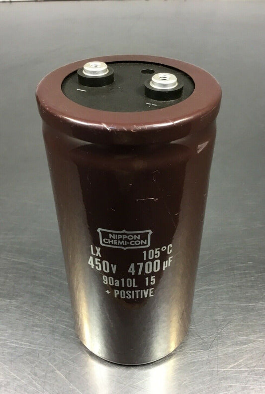 Nippon Chemi-Con 450V 4700uF  Screw Terminal Capacitor 90A10L 15   4G