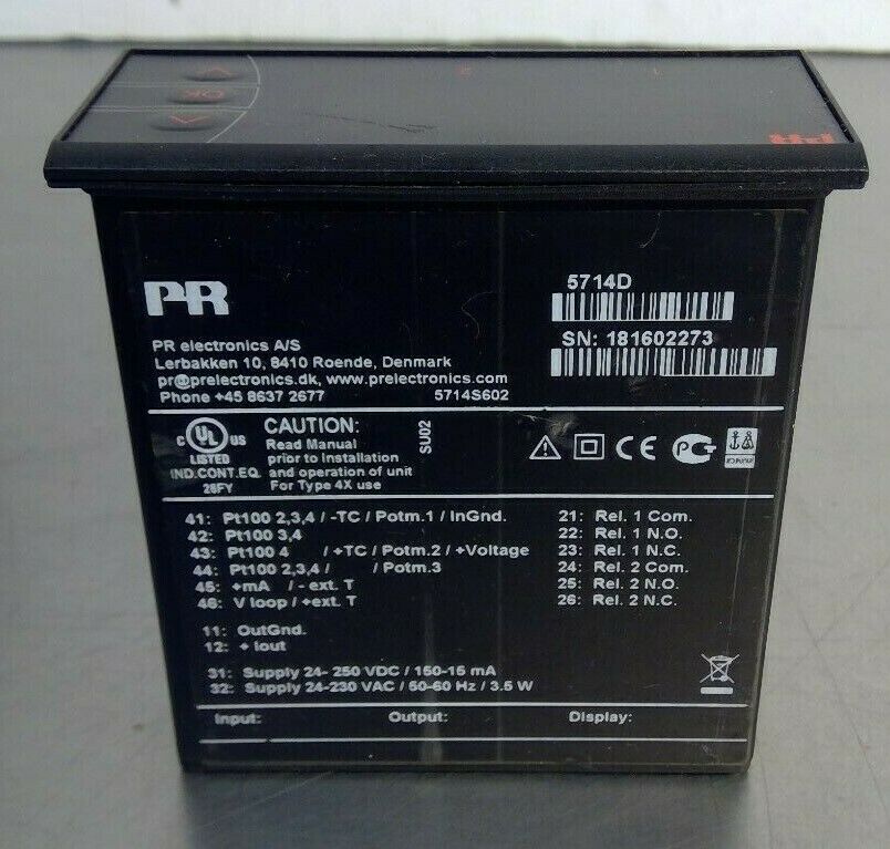 PR Electronics - 5714D Programmable LED Indicator                             2D