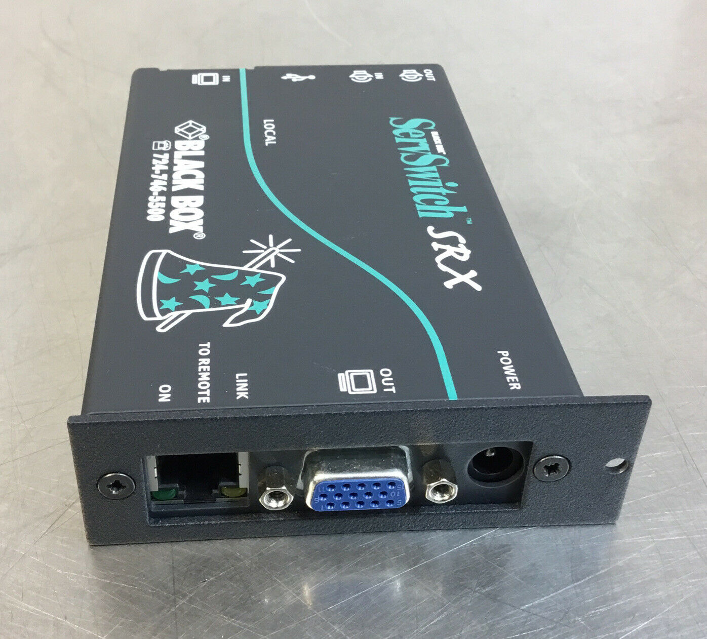BLACKBOX ACU5051A SERVSWITCH LOCAL SRX VGA+ USB EXTENDER  3D-1