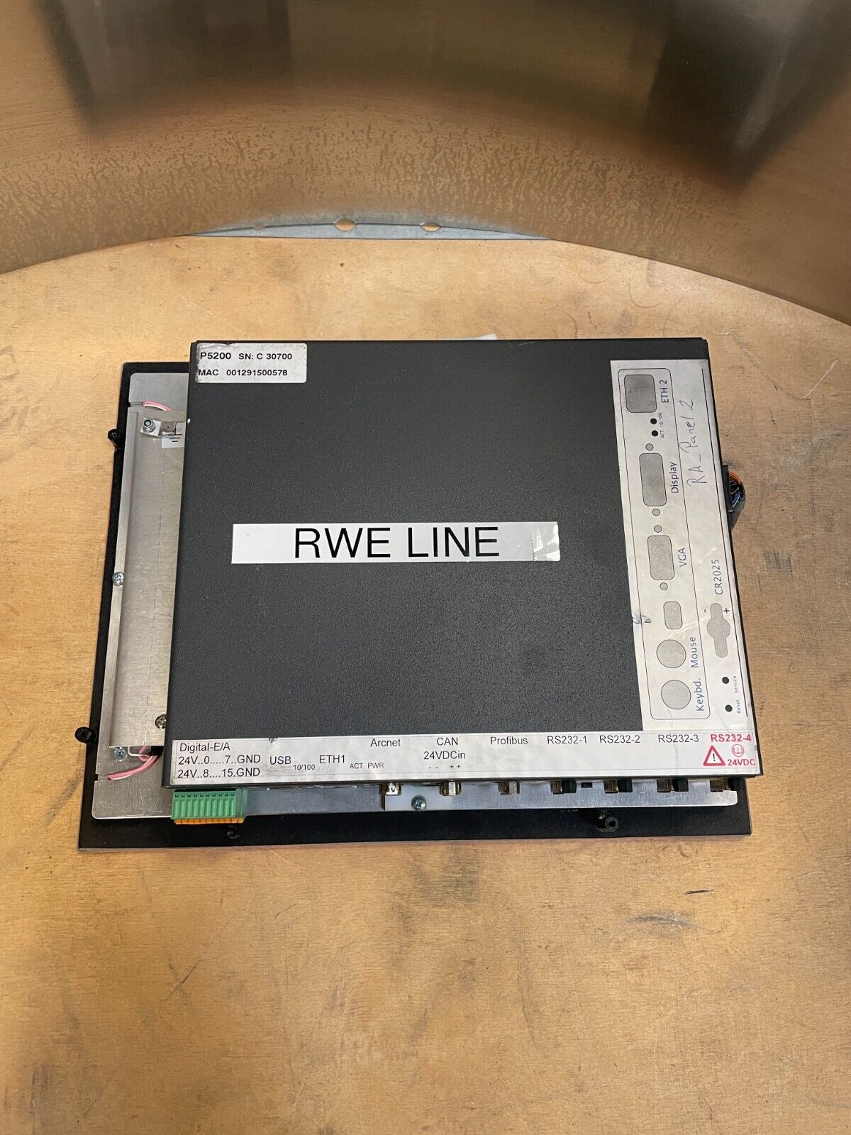 Cooper Power Tools P5200 Orange Digital Display Industrial PC Controler-SE