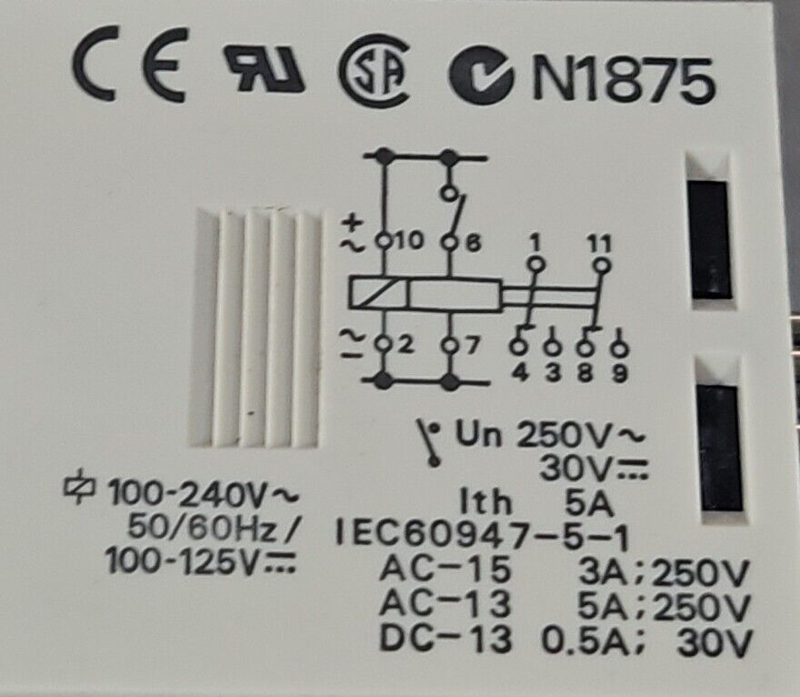 Omron H3CR-AP PLC Timer Module                                             3B-21