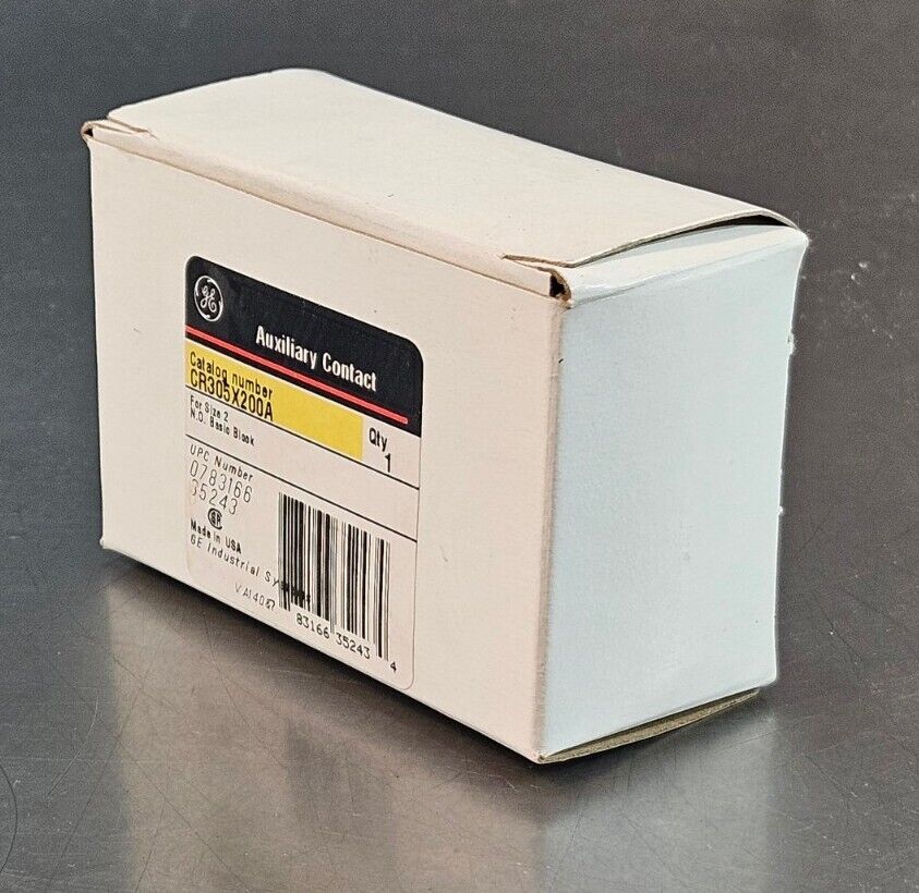 GE CR305X200A Auxiliary Contact.                                       Loc4C-22