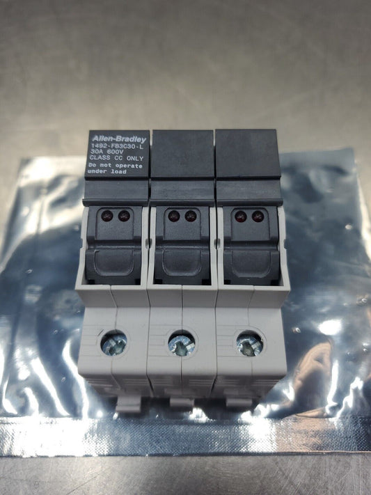 Allen-Bradley 1492-FB3C30-L Ser. B 30A 600V Fuse Holder.                    4E-7
