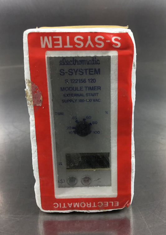 CARLO GAVAZZI / Electromatic  S-122156-120  Timer Module 100-140 VAC       4G
