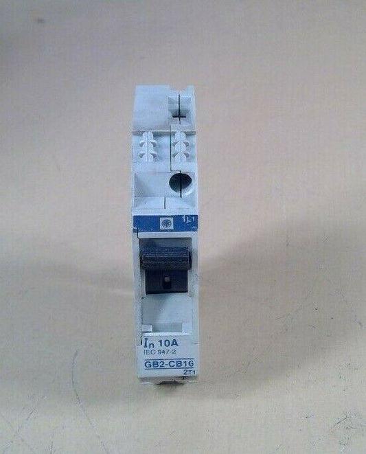 Telemecanique GB2-CB16 1 Pole Circuit Breaker 10A                             4D
