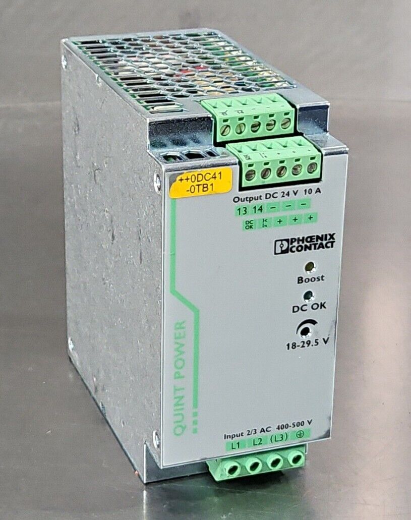 Phoenix Contact QUINT-PS/3AC/24DC/10 Power Supply.                         4E-24