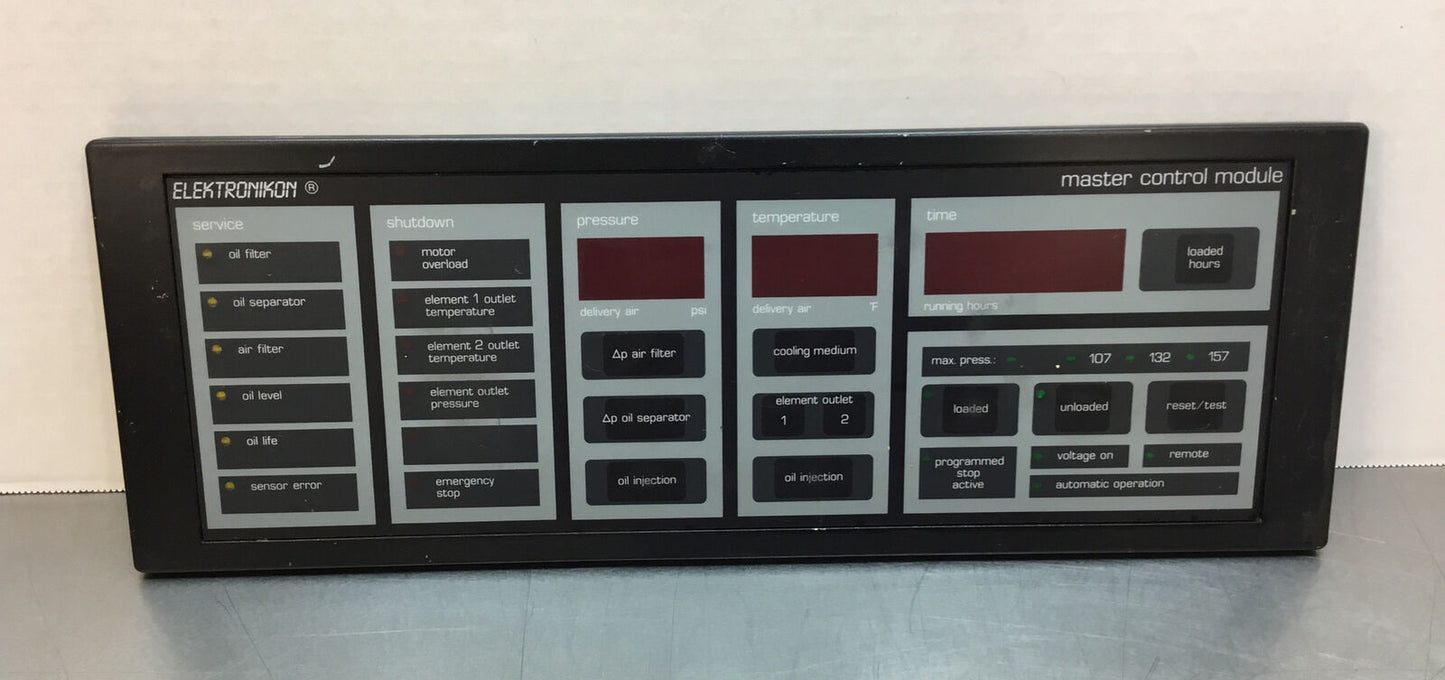 ATLAS COPCO 1202 6901 01 Panel For Master Control Module    5B