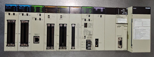 OMRON CS1G-CPU45H / PA209R/NCF71/CLK21-V1/ID231/OD262/ID261/ETN21/CT021.   3A-22
