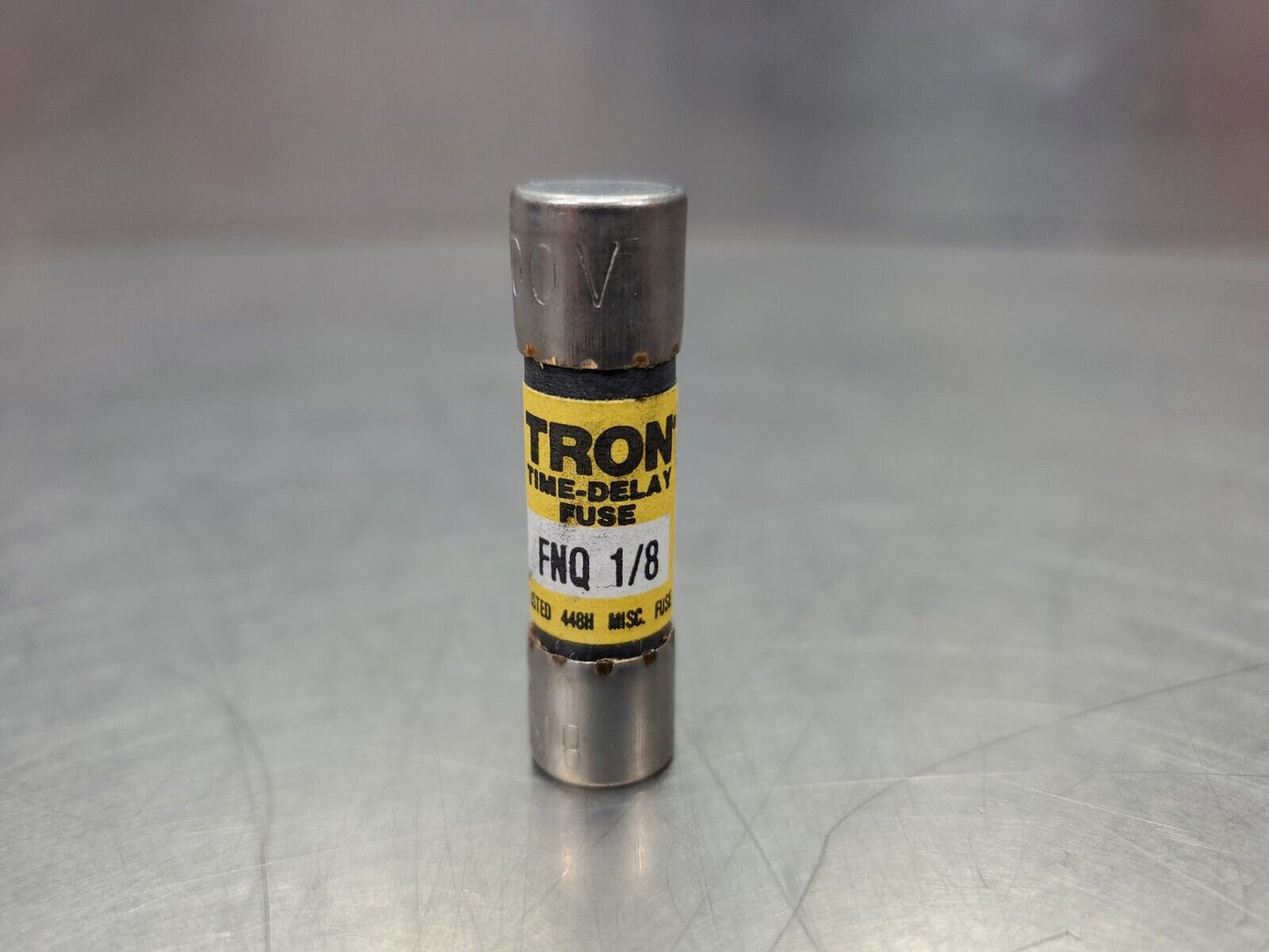 TRON FNQ 1/8 TIME-DELAY FUSE, 500VAC 10kA.                              4D-BOX#2