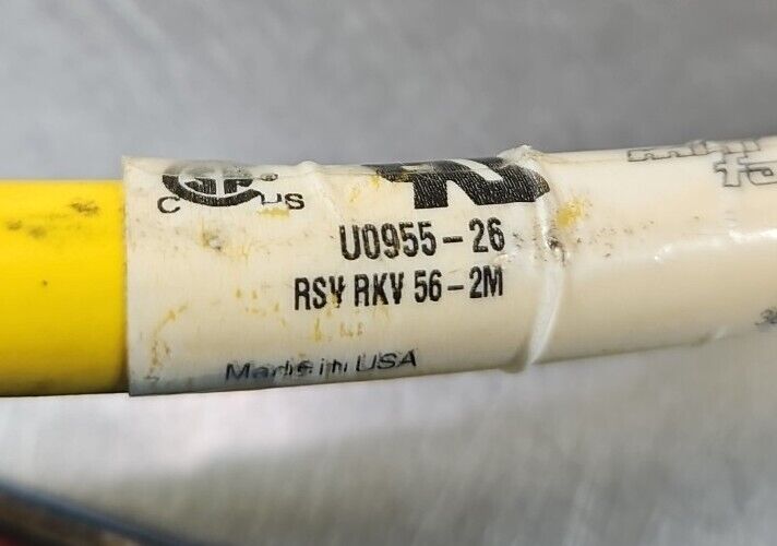 TURCK RSY RKV 56-2M /U0955-26 Cordset.                                Loc5E-20