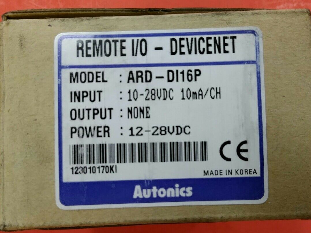 Autonics ARD-DI16P Digital Remote I/O, Standard Terminal Block Type DeviceNet 3A