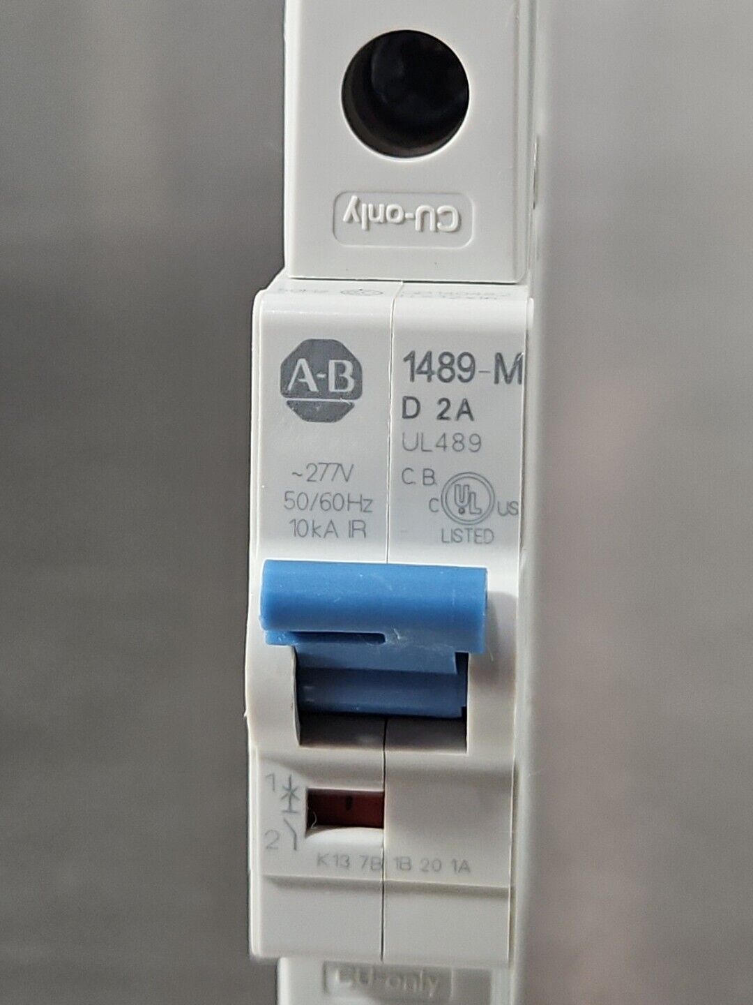Allen Bradley 1489-M1D020 Ser D. Circuit Breaker - 1 Pole.                 4E-20