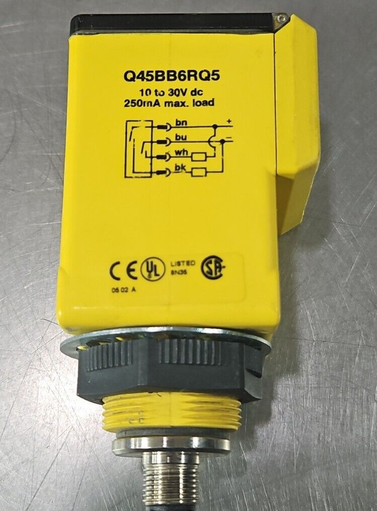 BANNER ENGINEERING Q45BB6RQ5 Laser Sensor Module                        Loc 6D-8