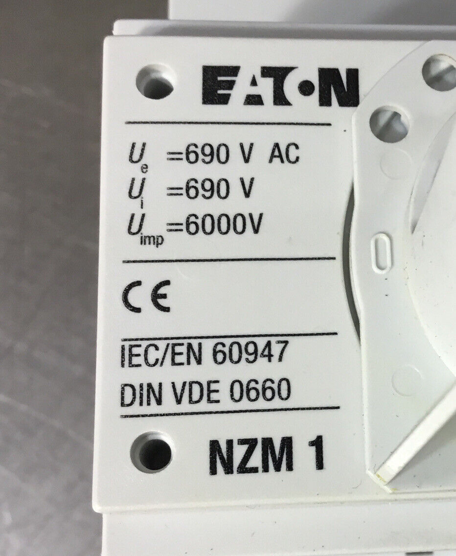 EATON / MOELLER  NZM N1-A80  +  NZM 1  BREAKER + SWITCH   4C