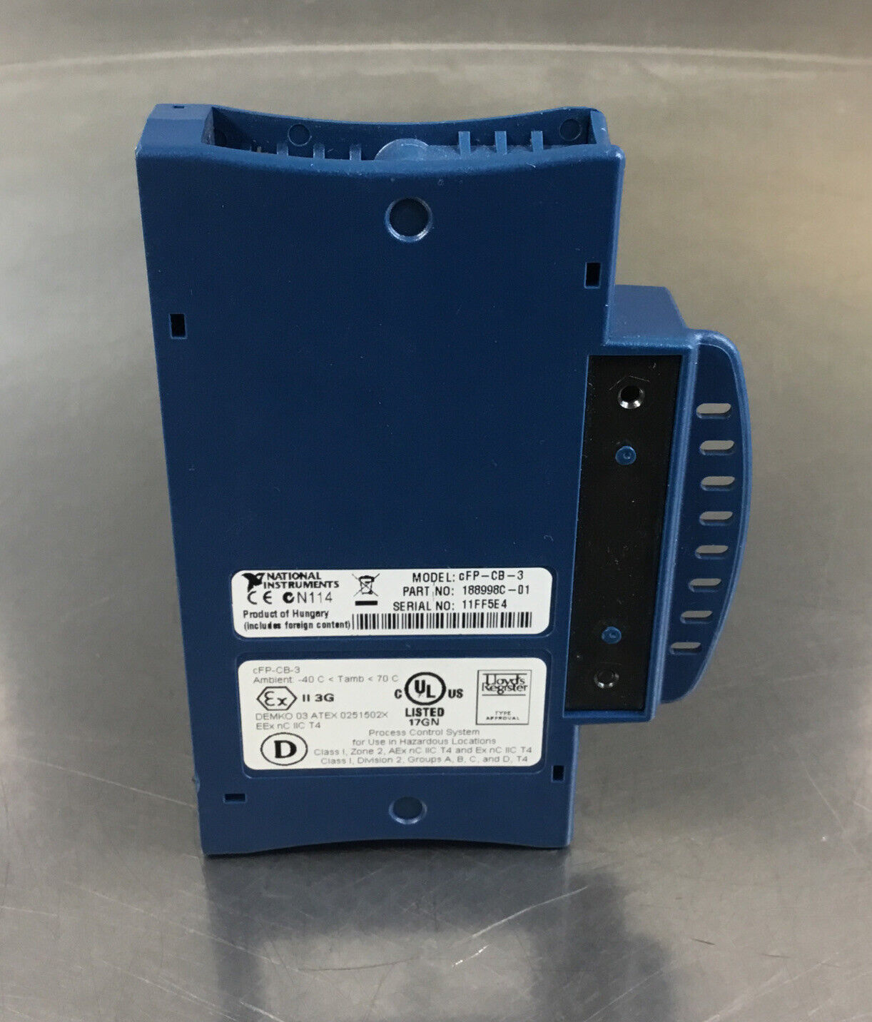 National Instruments cFP-CB-3 Integrated Isothermal Connector Block     3D-2