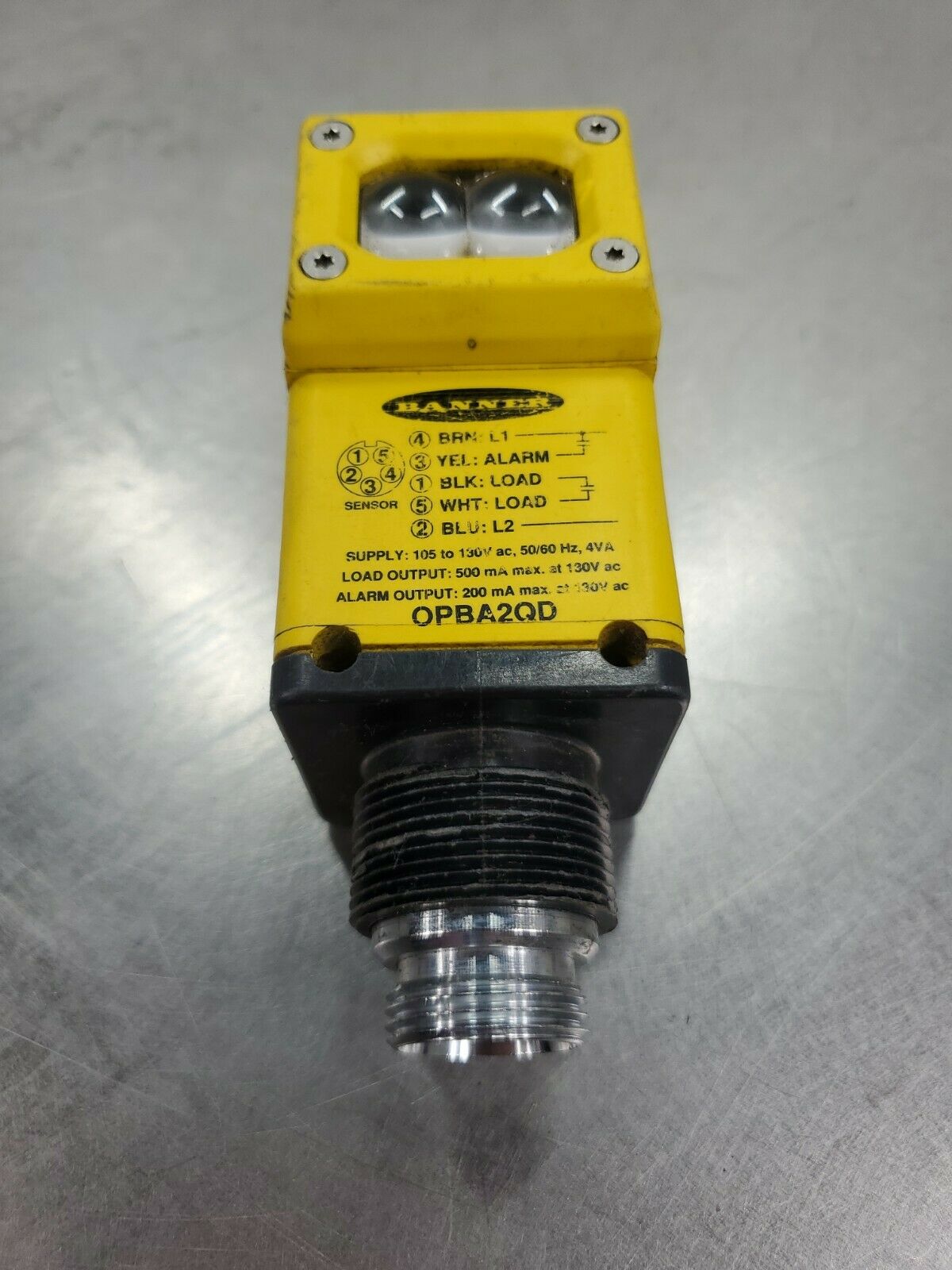 BANNER Engineering Photoelectric Sensor OPBA2QD 5E Palmetto