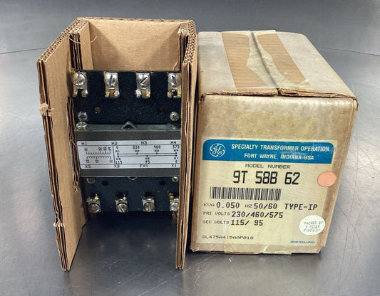 General Electric Transformer  9T58B62  / 9T 58B 62  Type IP     4E-24
