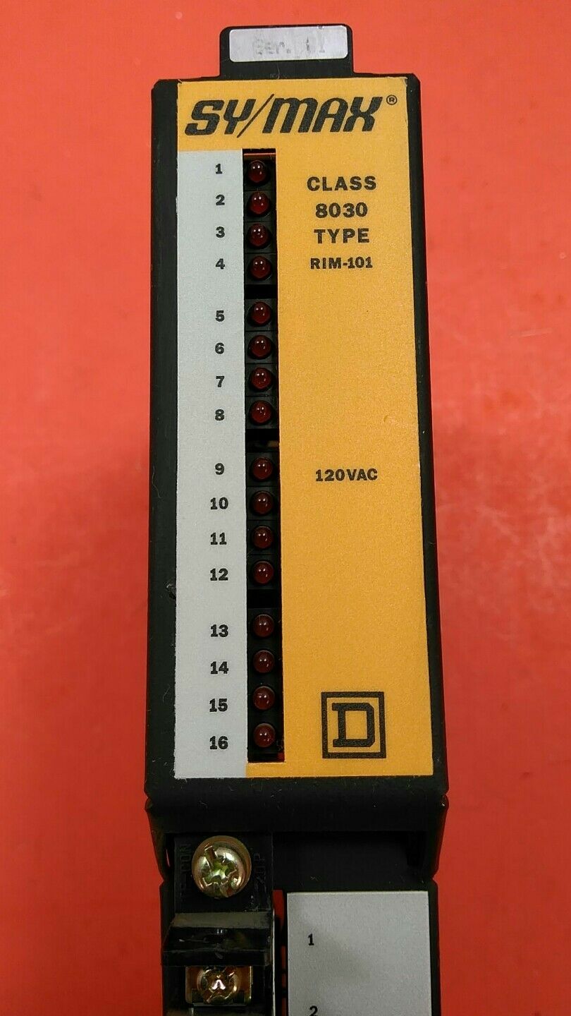 Square D SY/MAX Input Module, RIM-101, 8030, Series C1,      3C