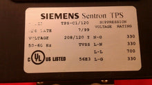 Load image into Gallery viewer, SIEMENS SENTRON TPS-C1/120 SUPPRESSION 120/208 VOLT  4B
