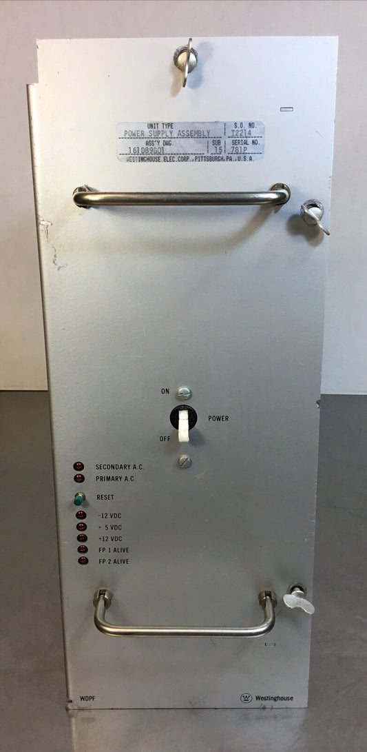 WESTINGHOUSE POWER SUPPLY ASSEMBLY 161D89G01    AUC