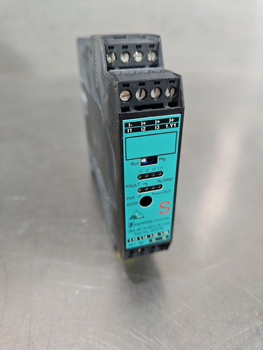 PEPPERL+FUCHS VBA-4E1A-KE3-ZEJ/SR AS-i Safety Relay Output Module       Loc 4A-6