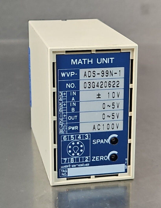 Watanabe WSW-25PN-1 POTENTIOMETER CONVERTER.                               4E-21