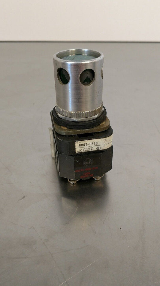 Allen Bradley Push Button 800T-PA16 Green Illuminated Switch 5A