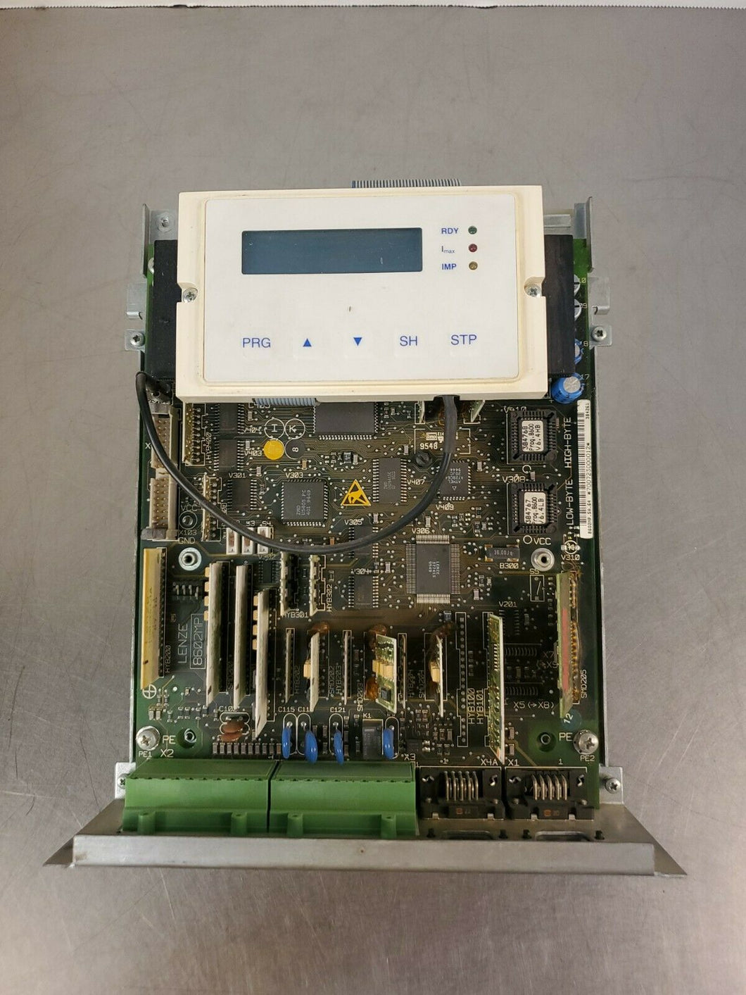 Lenze 8600 Series AC 8602MP Control Board with Display Loc.1B