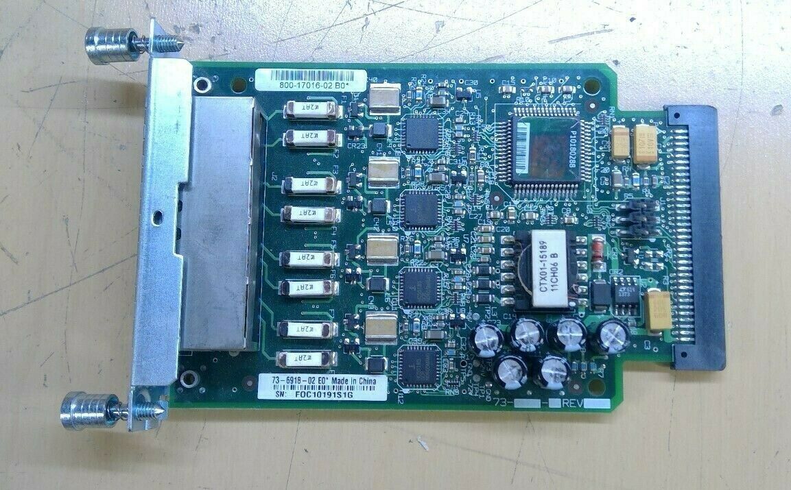 Cisco VIC 4FXS/DID 4-Port PC Board ; Voice Interface Card                   3D-1