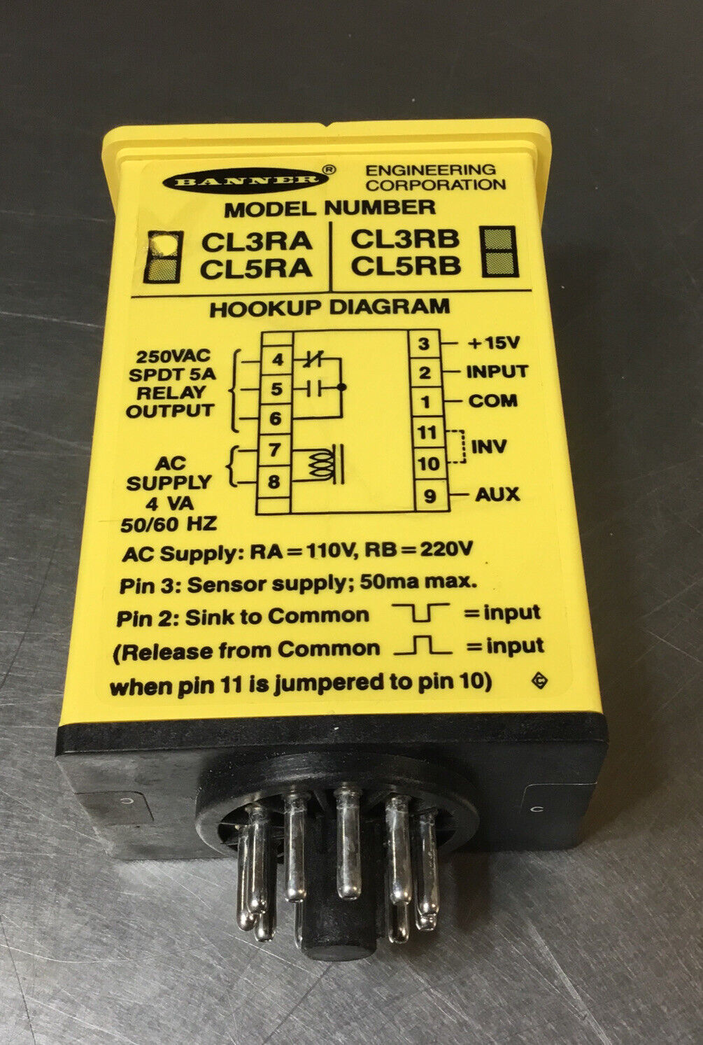 BANNER ENGINEERING  CL3RA  /  26454  Logic Level Input Module    3D-31