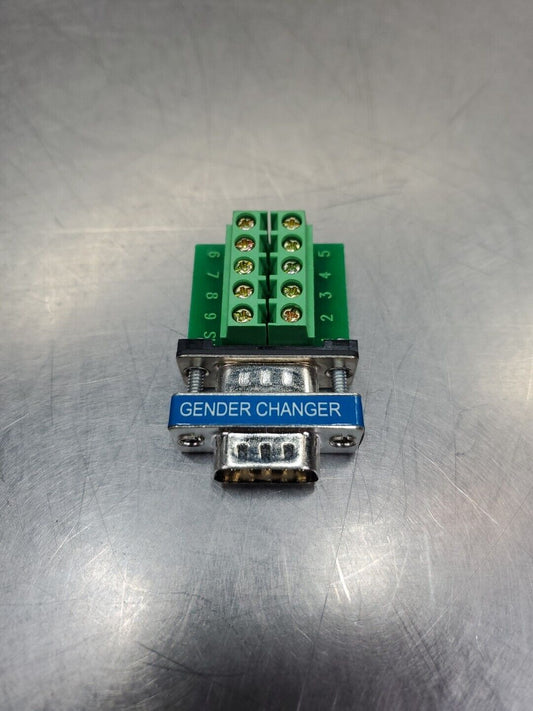L-COM DB9FT Female/Male Connector  Field Termination Unit.                  3E-5