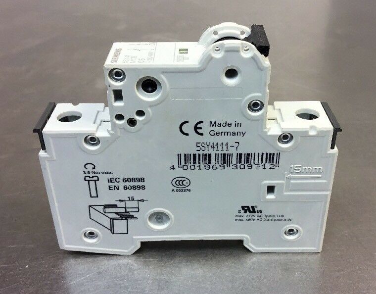 Siemens 5SY41 MCB C5 CIRCUIT BREAKER 230/400 Circuit Breaker     Loc.4A