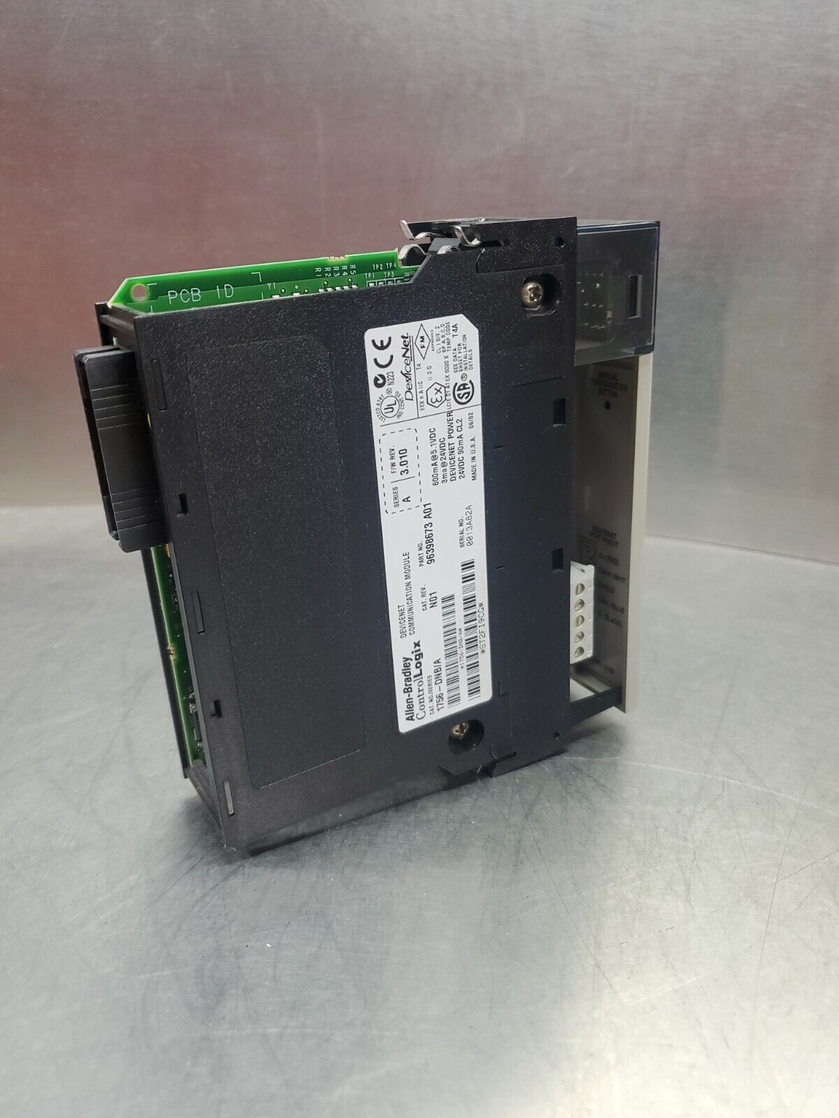 Allen Bradley 1756-DNB/A ControlLogix DeviceNet Com. Module FW 3.010.      3C-10
