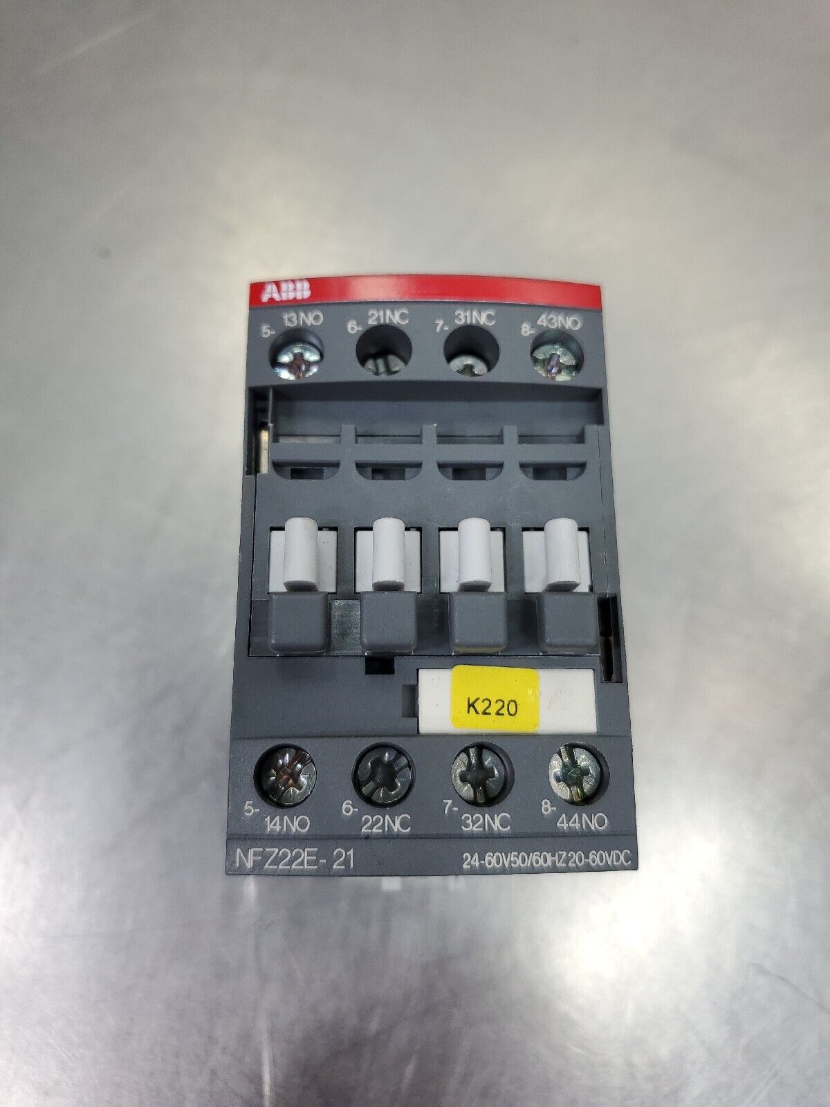 ABB NFZ22E-21 Contactor Type Intermediate Relay 24-60V 50/60Hz.               4H