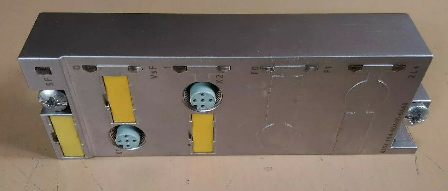 Siemens Simatic 6ES7 194-4DA00-0AA0 Connection Module                      4E-12