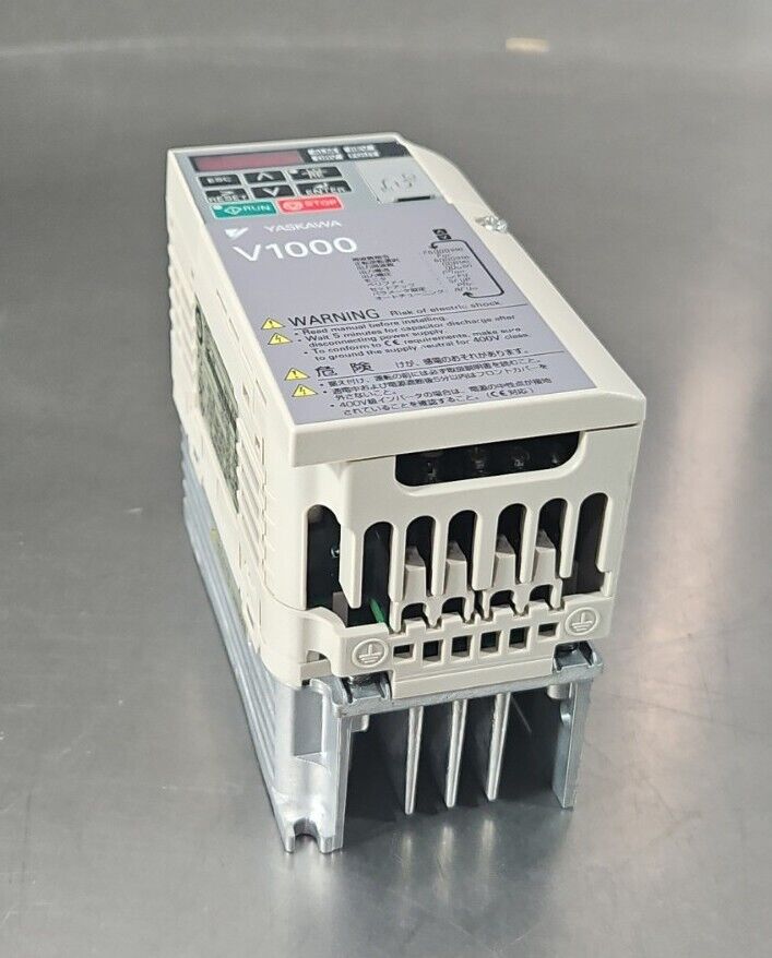 Yaskawa CIMR-VA2A0004BAA (SI-N3/V V1000) Variable Freq. Drive - PRG 1018    1E-2