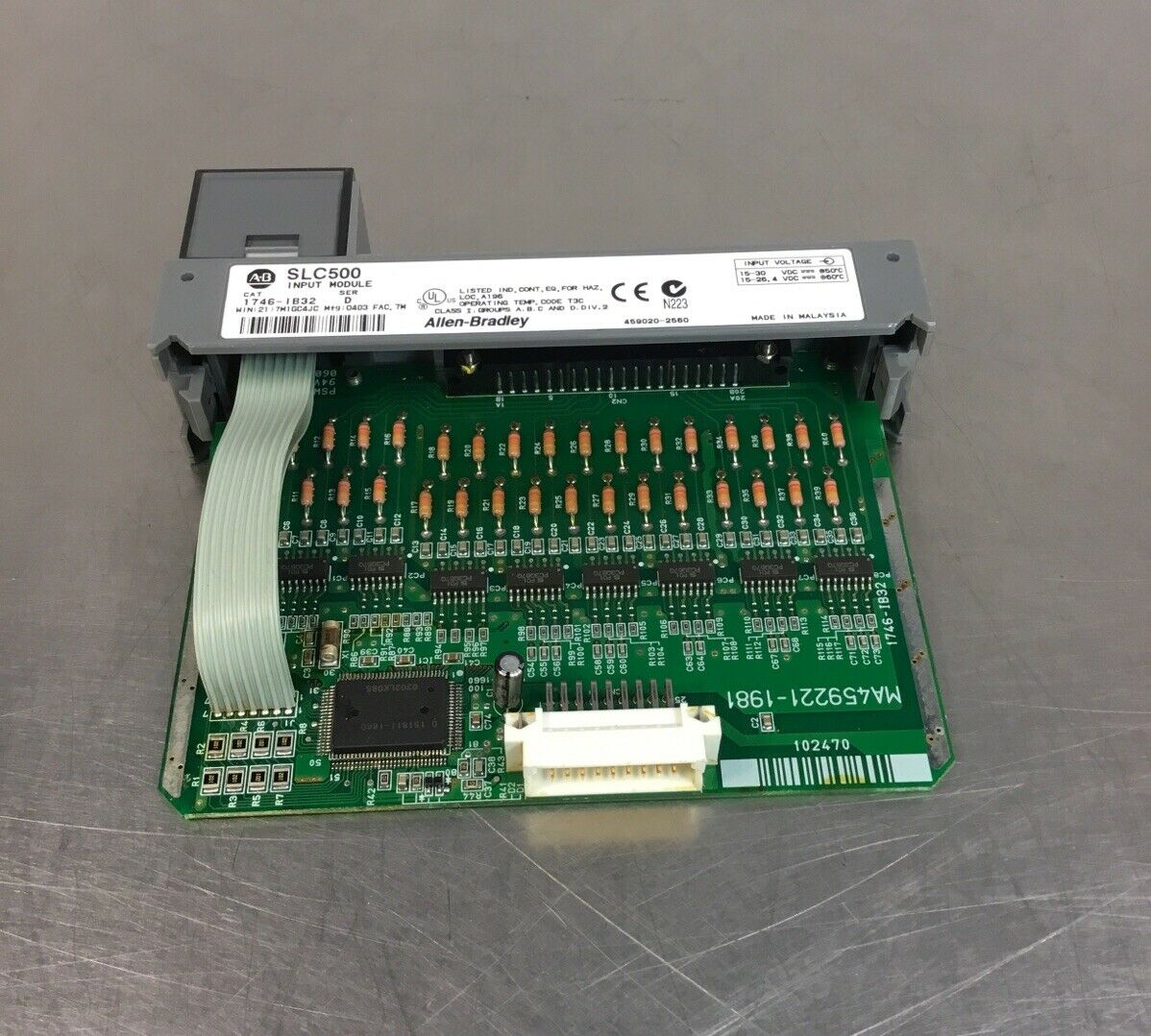 Allen-Bradley SLC 500 1746-IB32 Series D Input Module  DC-SINK      3D-16