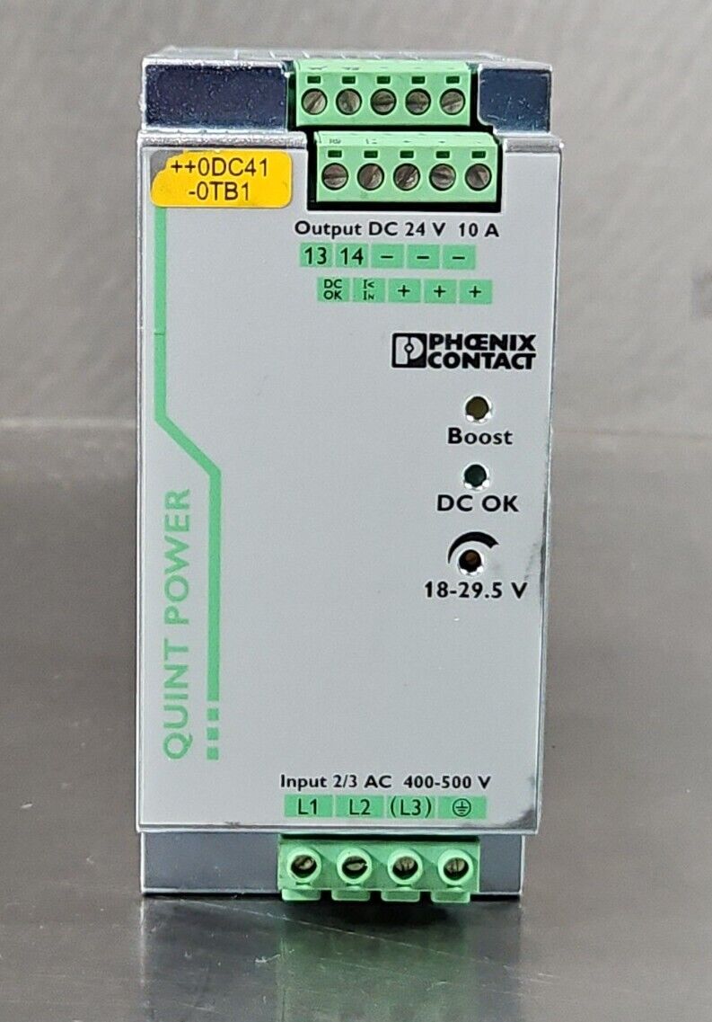Phoenix Contact QUINT-PS/3AC/24DC/10 Power Supply.                         4E-24