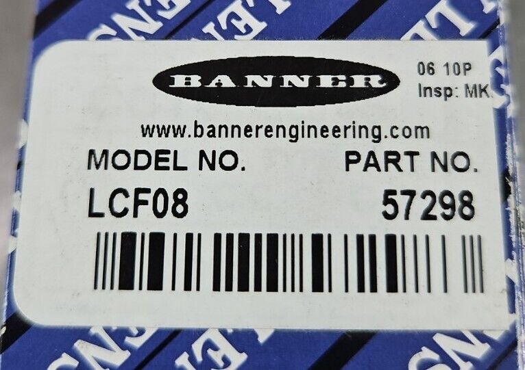 BANNER ENGINEERING LCF08 57298 NSMP.                        Loc6E-10