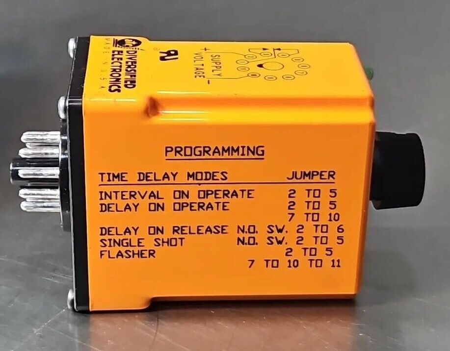 ATC DIVERSIFIED ELECTRONICS TDU-240-AKA. TIME DELAY RELAY.               Loc3B-9