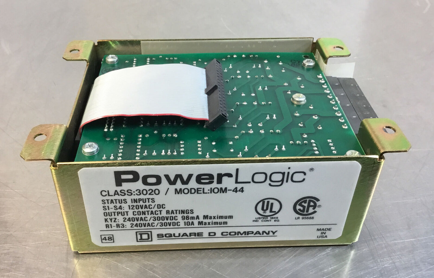 SQUARE D  3020 / IOM-44 POWERLOGIC I/O MODULE     4H