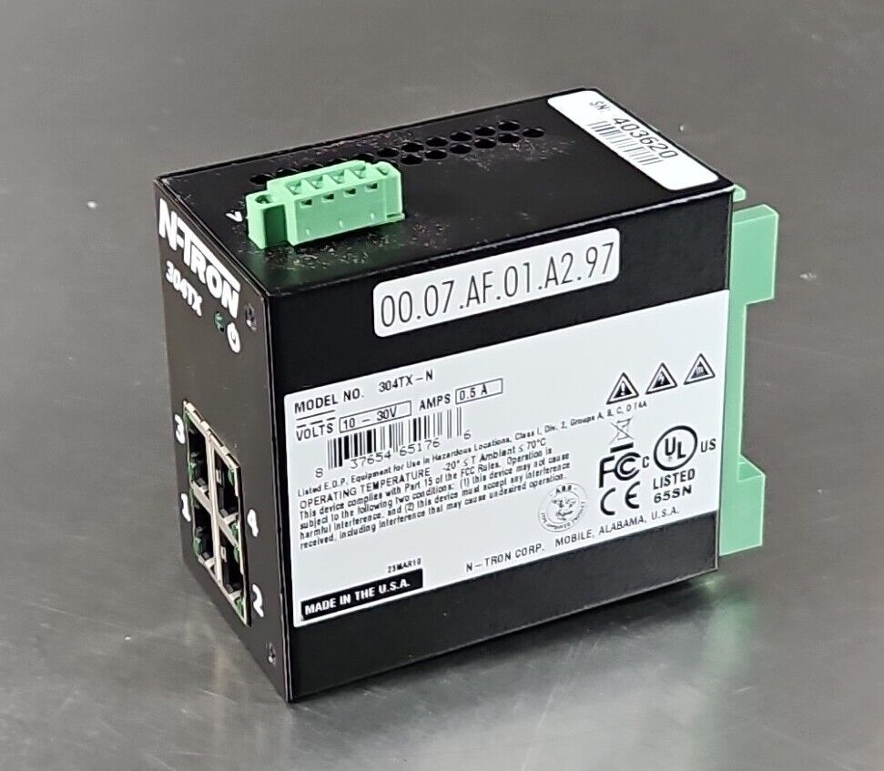 N-Tron 304TX 4-Ports External Switch.                                  Loc3B-26