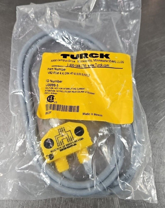 Turck VB2-FSM 4.4/2RK 4T-0.5/0.5/S719 Wire Split.                       Loc5E-17