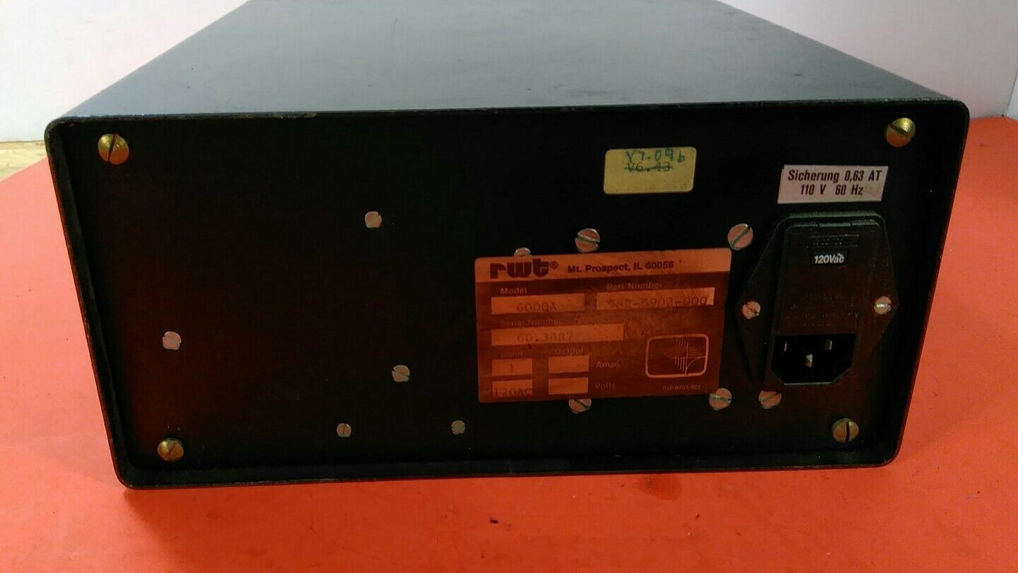 R W T Corp Model 6000A P/N 982-6902-000 Computer.     3A