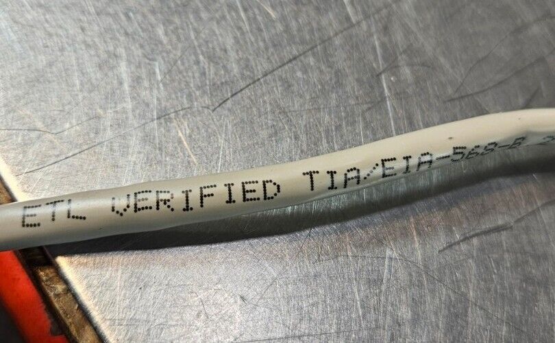 RoHS Cm Type 4pr 24awg E188601 350 MHZ 35" Patch Cable.                 Loc5E-19