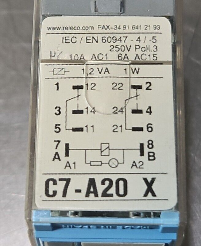 Releco Relay C7-A20X - Lot Of 7.                                          4E-21