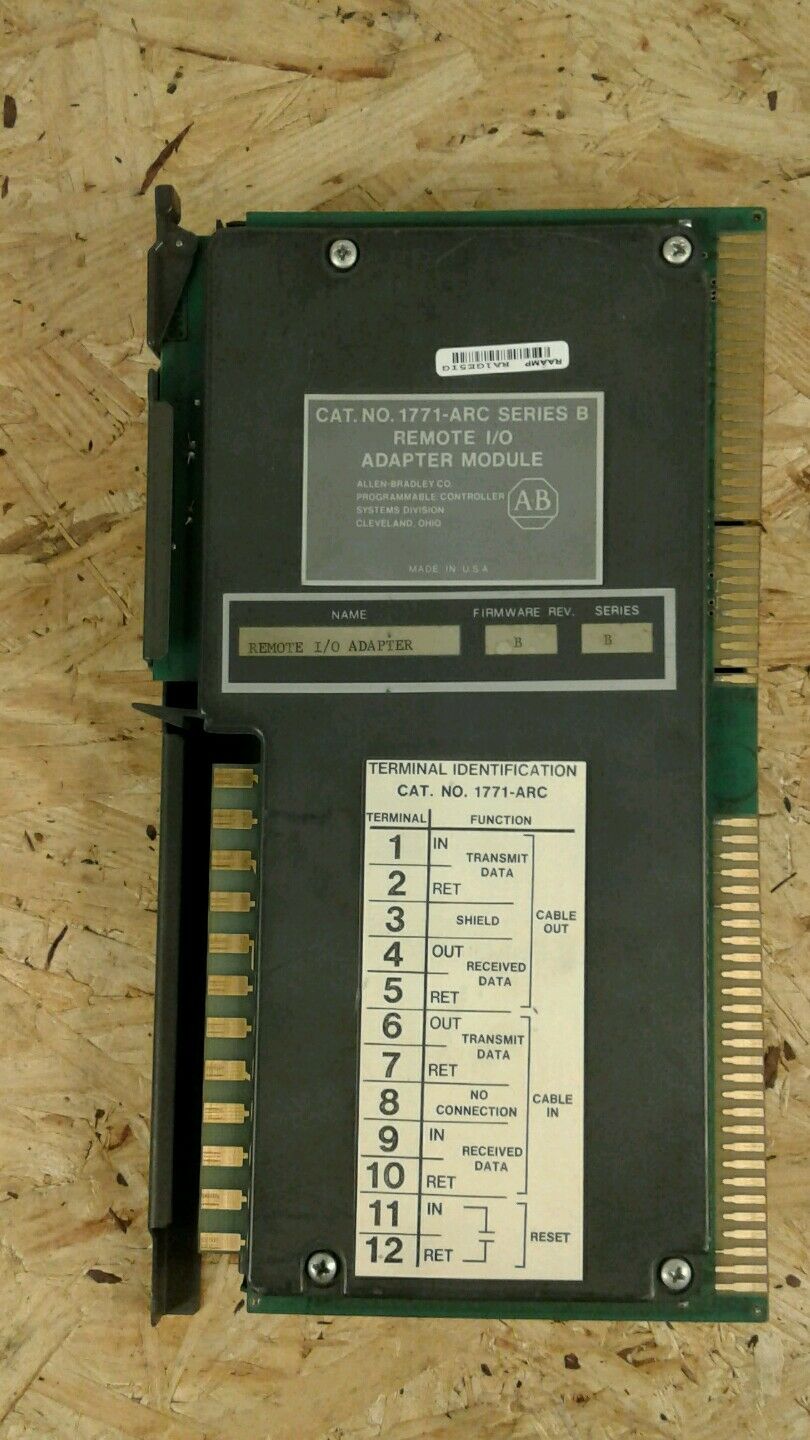 Allen Bradley 1771-ARC Remote I/O Adapter Module  Series B                   AUC