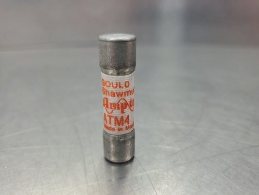 Gould Shawmut Amptrap ATM4 Fuse, 600VAC.                                4D-BOX#3